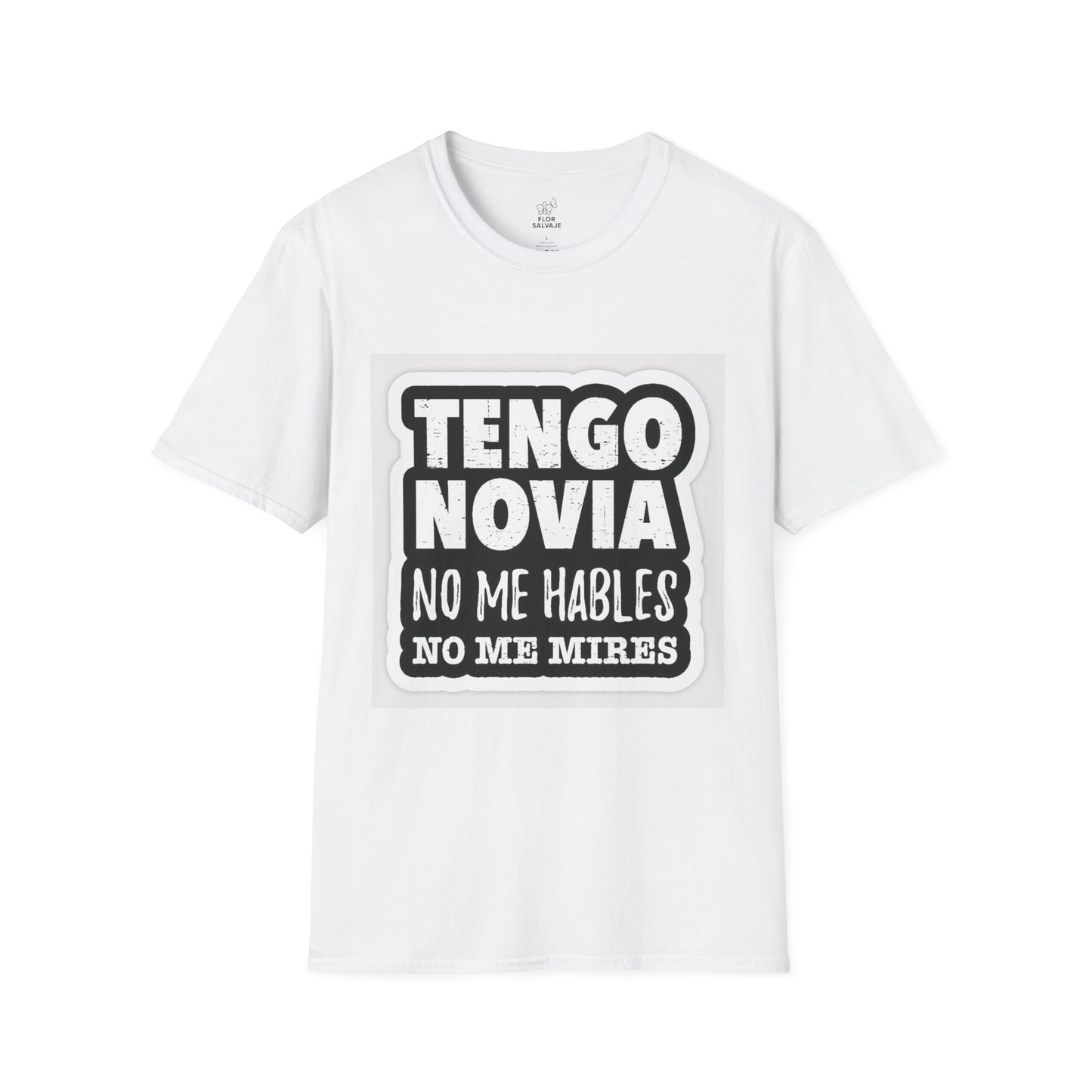 Unisex Funny T-Shirt - Tengo Novia, Playful Apparel for Couples, Perfect Gift for Anniversaries, Casual Wear, Unique Statement Tee