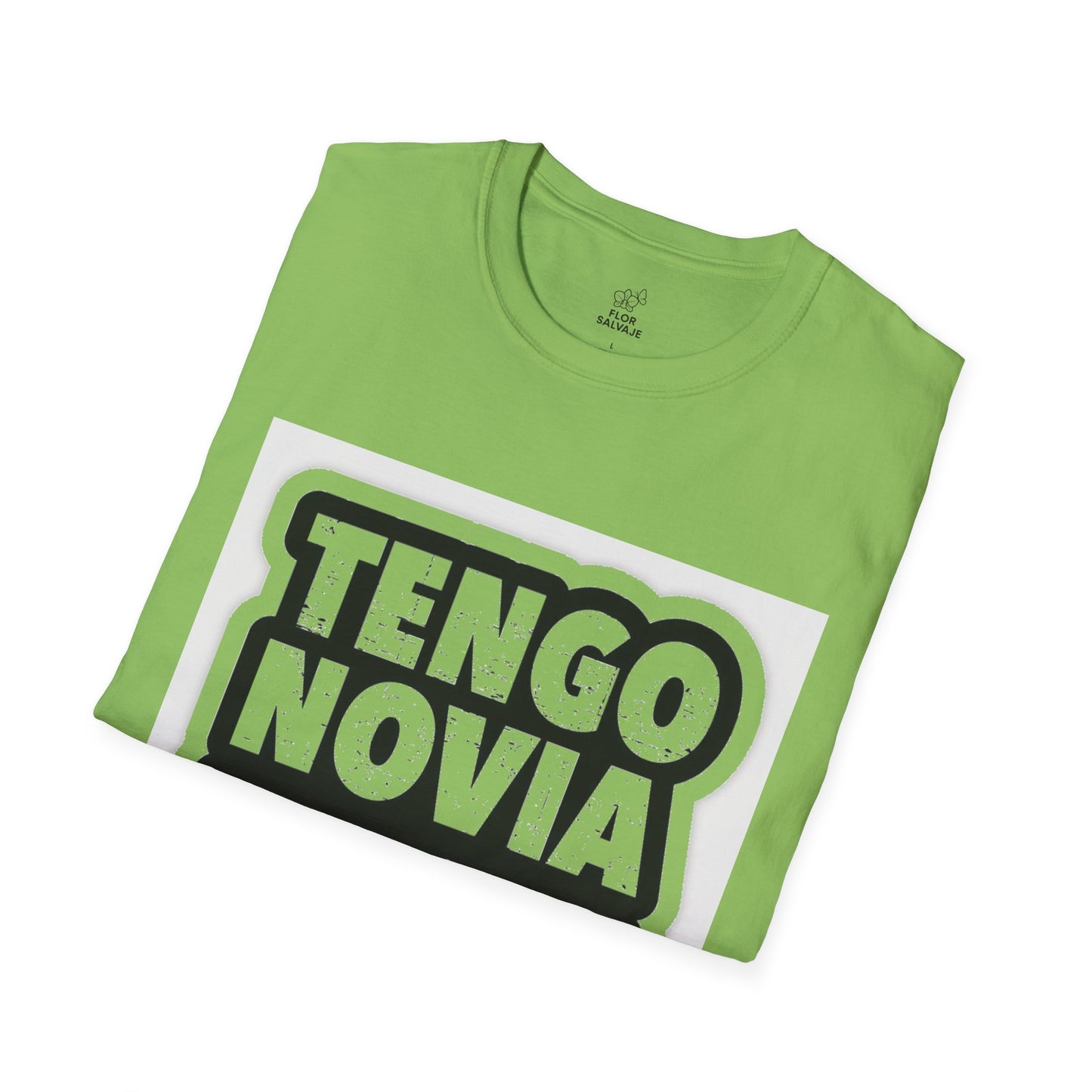 Unisex Funny T-Shirt - Tengo Novia, Playful Apparel for Couples, Perfect Gift for Anniversaries, Casual Wear, Unique Statement Tee