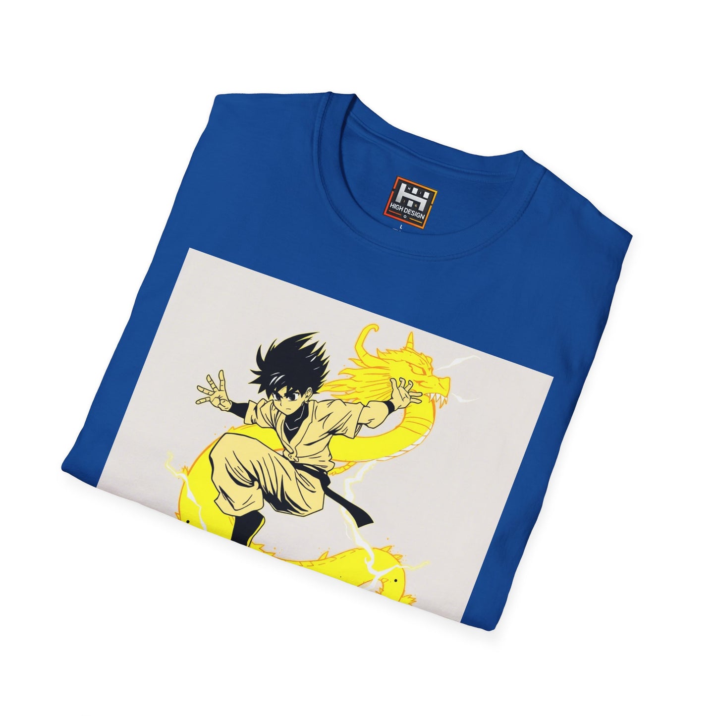 Dynamic Action Graphic T-Shirt for Anime Fans