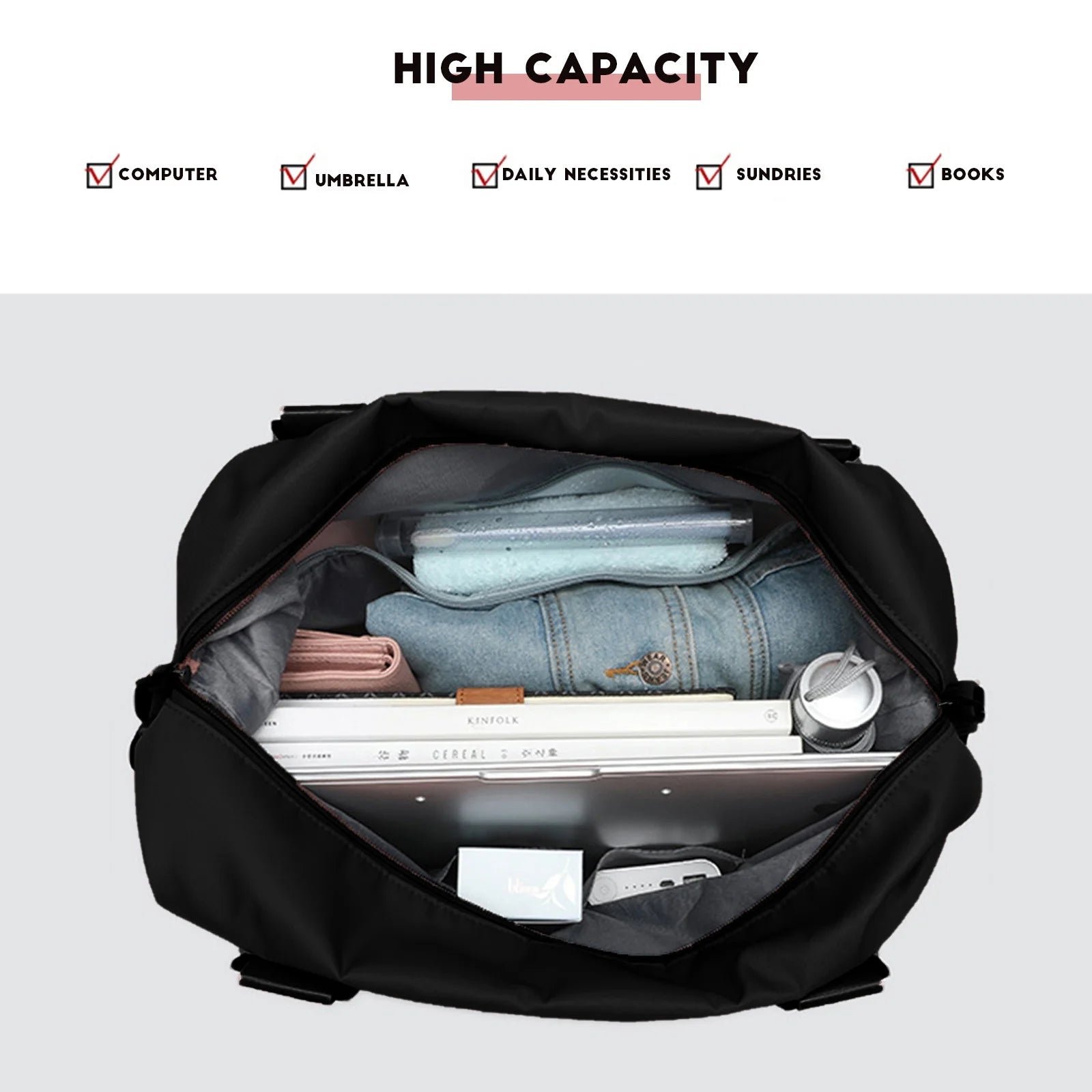 Travel Duffel Bag, Weekender Bags for Women, Overnight Gym Carry on Tote Bag with Wet Pocket, Hospital Mom Bag for Labor and Delivery