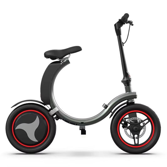Driver'S Representative Folding Electric Bicycle Adult Portable Commuting Two Wheeled Electric Scooter Electric Dirt Bike