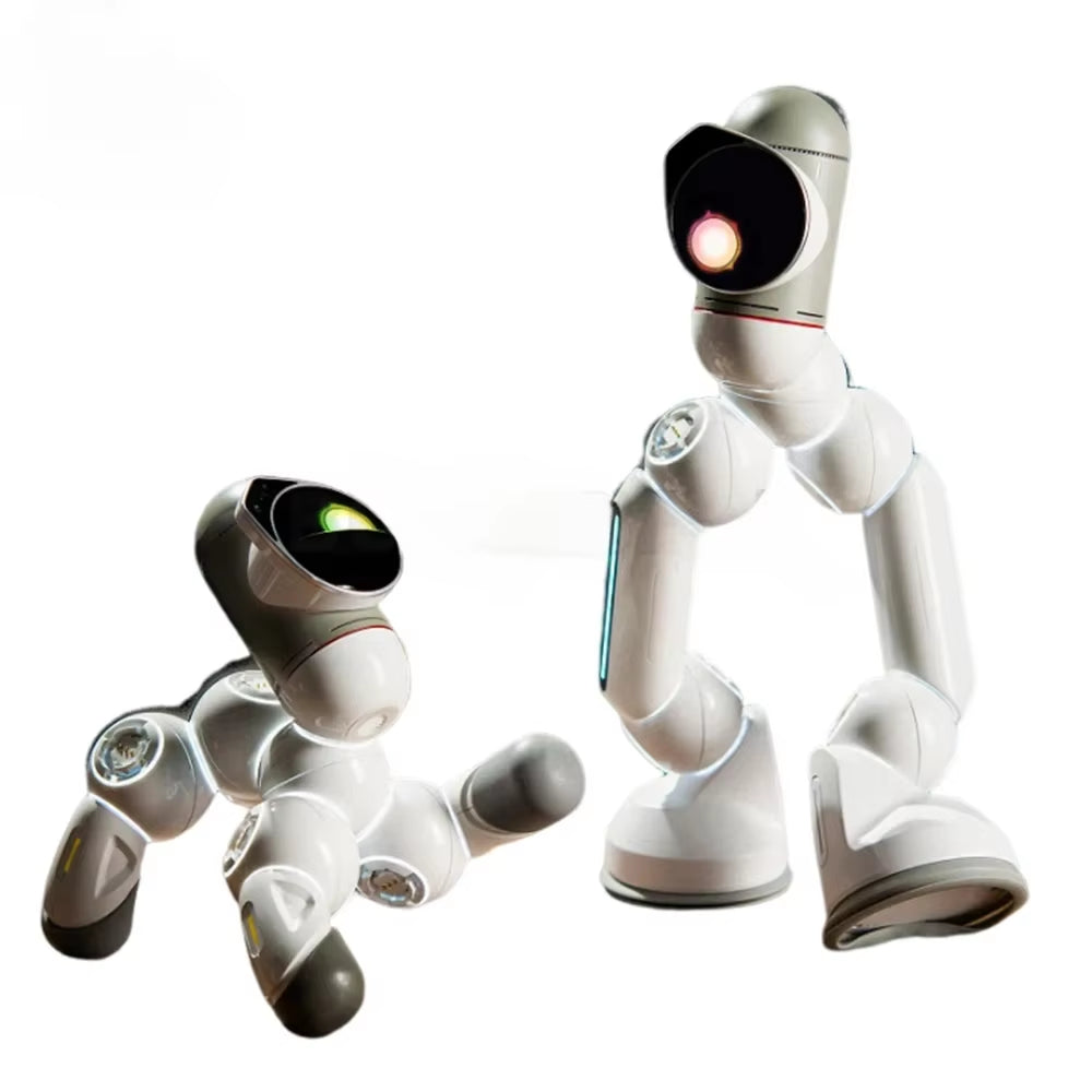 Clicbot Intelligent Robot Electronic AI Program Modular Pet Robot Desktop Puzzle Toy Splicing Accompany Christmas Child Gifts