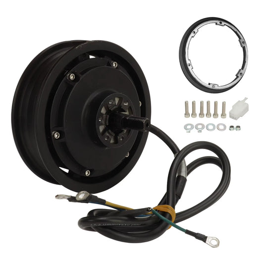48 to 72V Disc Brake Hub Motor 10In 800 to 2200W Brushless Wheel Motor for Motorcycle Electric Bike Electric Scooter