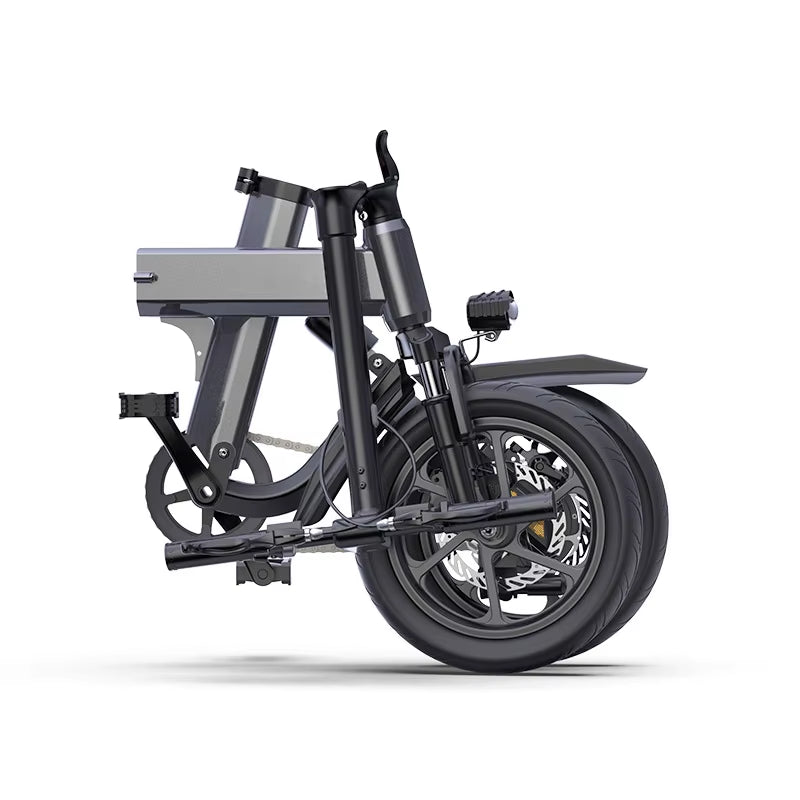 Driver'S Representative Folding Electric Bicycle Adult Portable Commuting Two Wheeled Electric Scooter Electric Dirt Bike