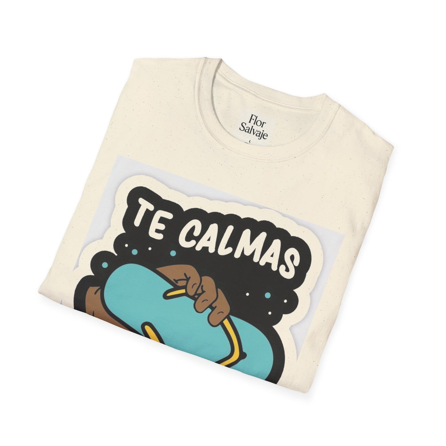 Relaxing Vibes Unisex Softstyle T-Shirt - 'Te Calmas O Te Calmo' Design