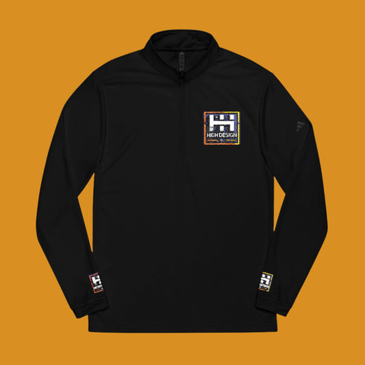 Adidas® Embroidered Quarter-Zip Pullover - Stylish Activewear for Athletes