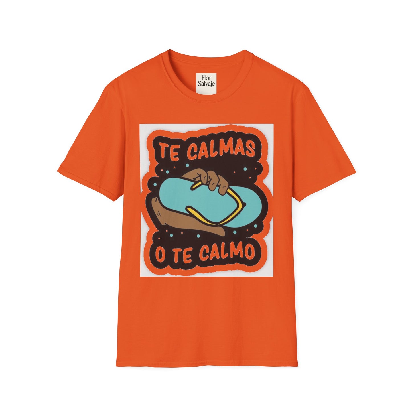 Relaxing Vibes Unisex Softstyle T-Shirt - 'Te Calmas O Te Calmo' Design