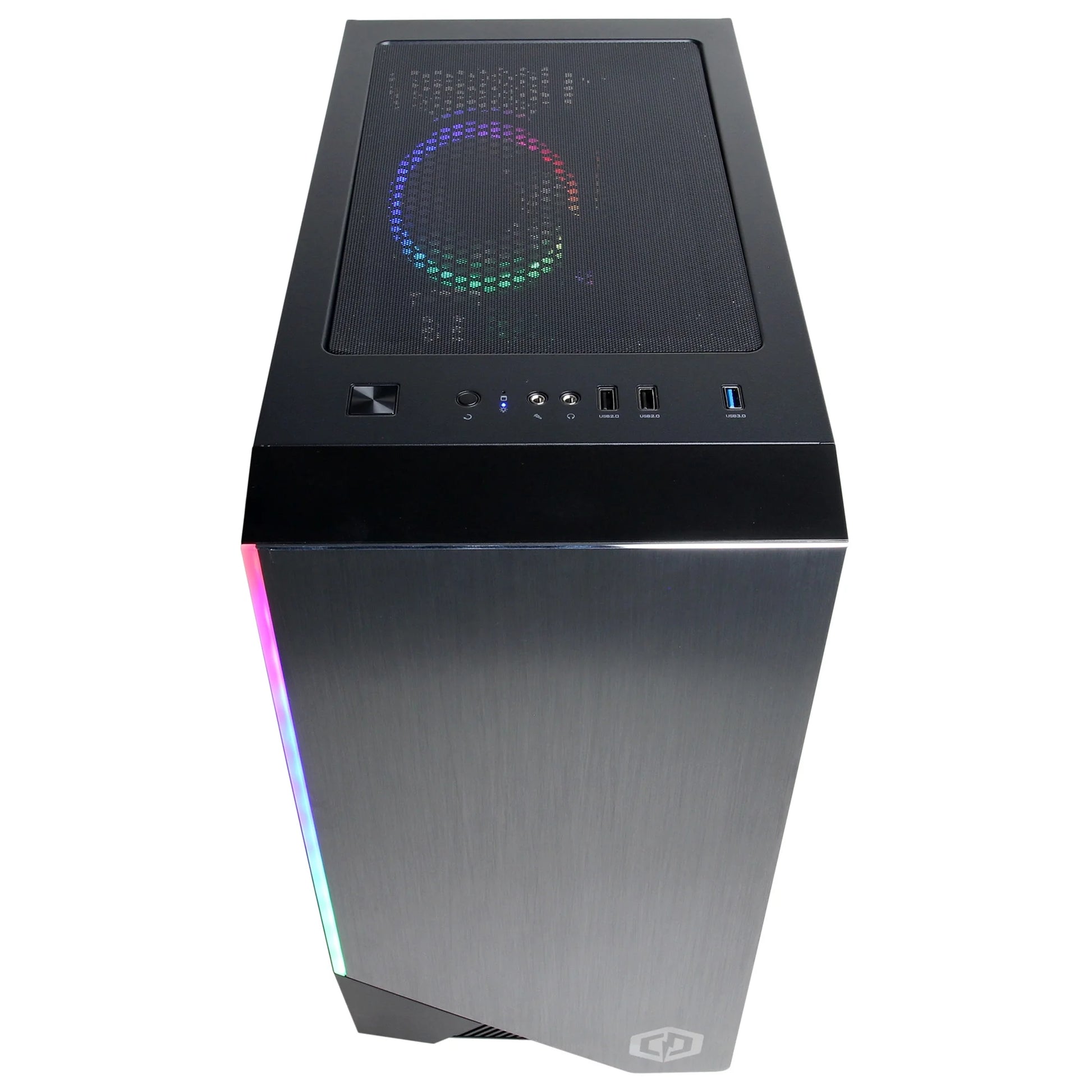 Gamer Master Desktop Tower Computer, AMD Ryzen 7 3700X, 16GB RAM, NVIDIA Geforce RTX 3060, 1TB HDD & 240GB SSD, Windows 10 Home, Black, GMA3088W