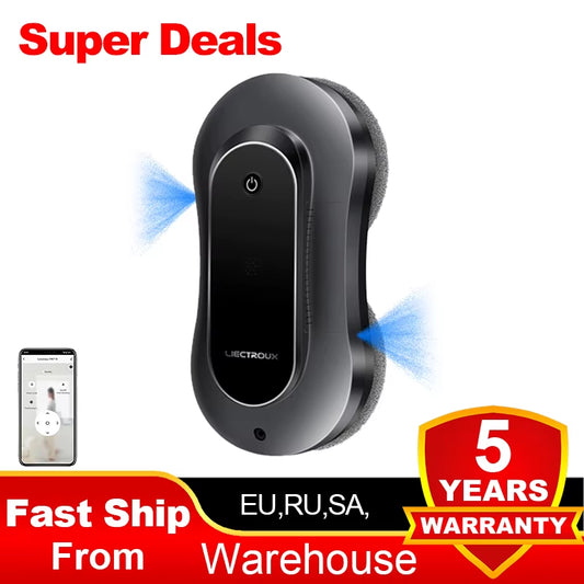 Window Cleaning Robot  Yw810,Dual Water Spray,Smart Memory, Laser Sensor,Home Glass Floor Wall Robot Window Cleaner
