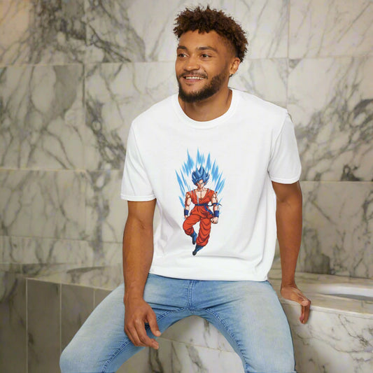 Dragon Ball Z Unisex Super Saiyan T-Shirt - Trendy Graphic Tee for Fans