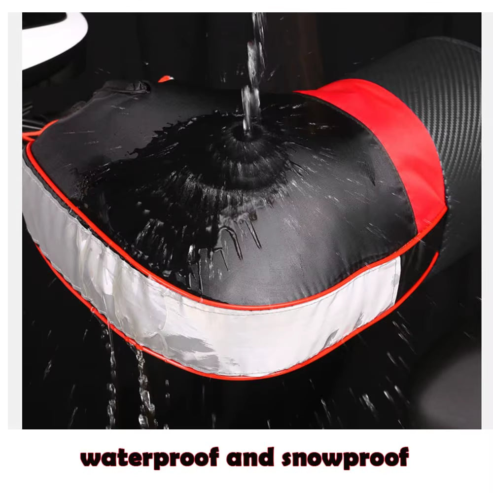 Motorcycle Gloves Waterproof Windproof Winter Warm Gloves Motor Scooter Electric Vehicles Reflective Motocross Handlebar Gloves