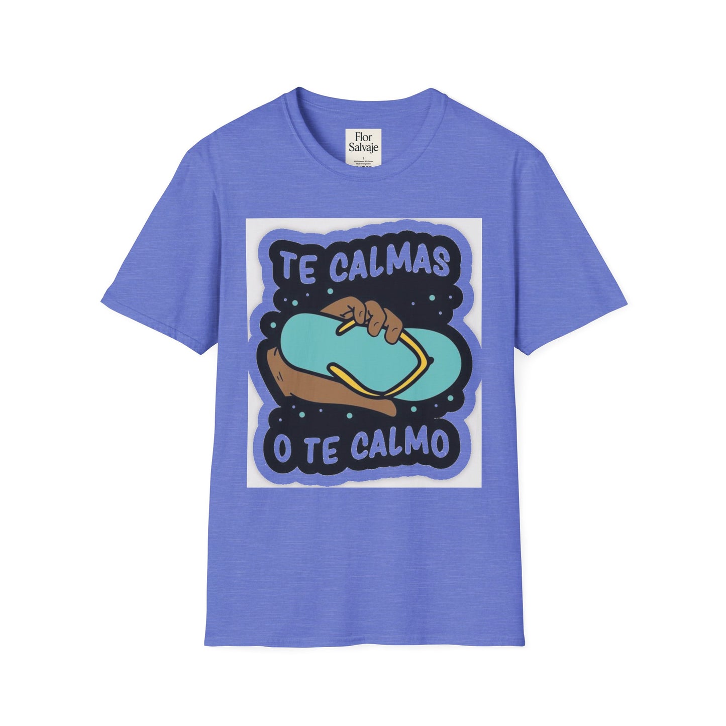 Relaxing Vibes Unisex Softstyle T-Shirt - 'Te Calmas O Te Calmo' Design