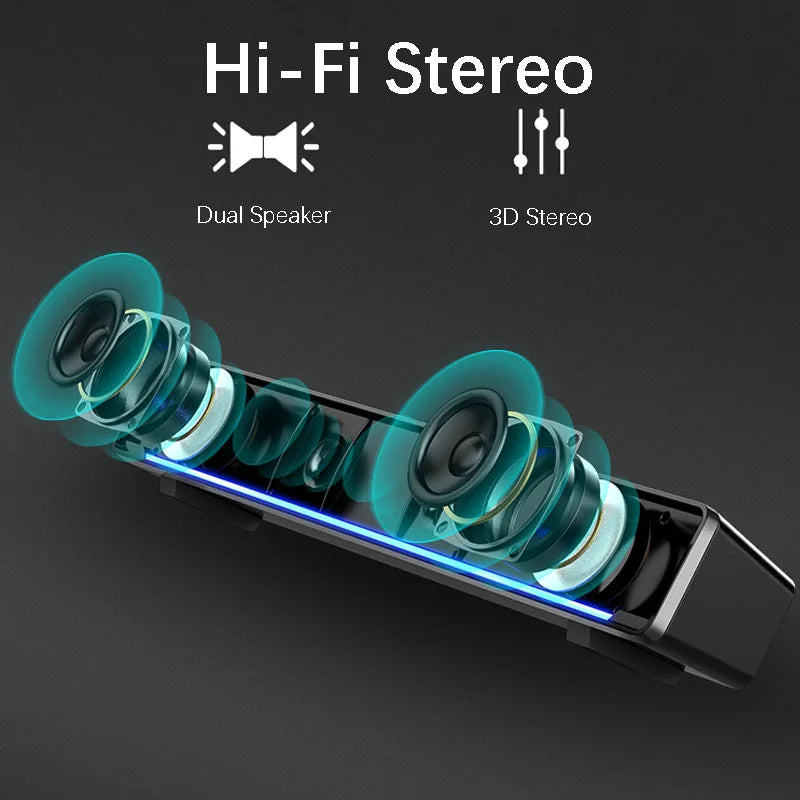 Soundbar Wired And Wireless Bluetooth 5.0 Speaker