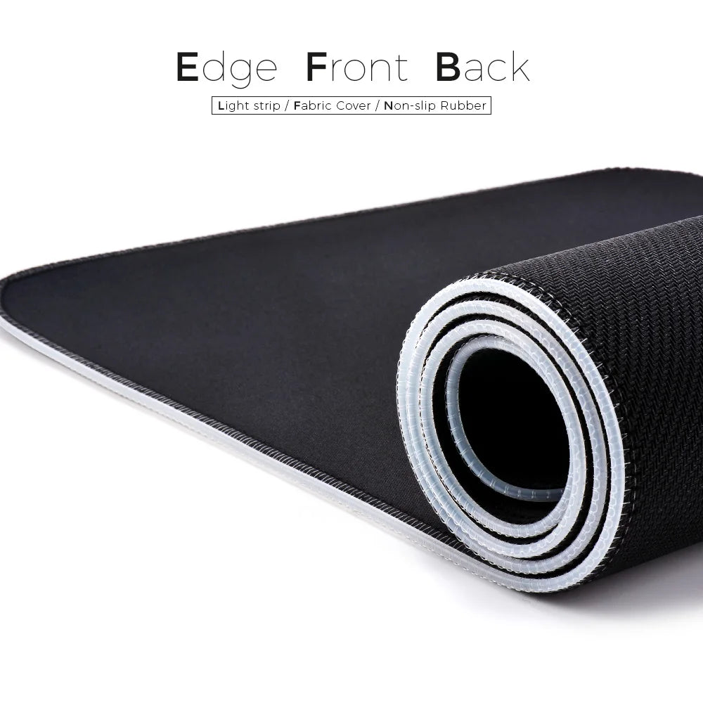 LED Light Mousepad RGB Keyboard Cover Desk-mat