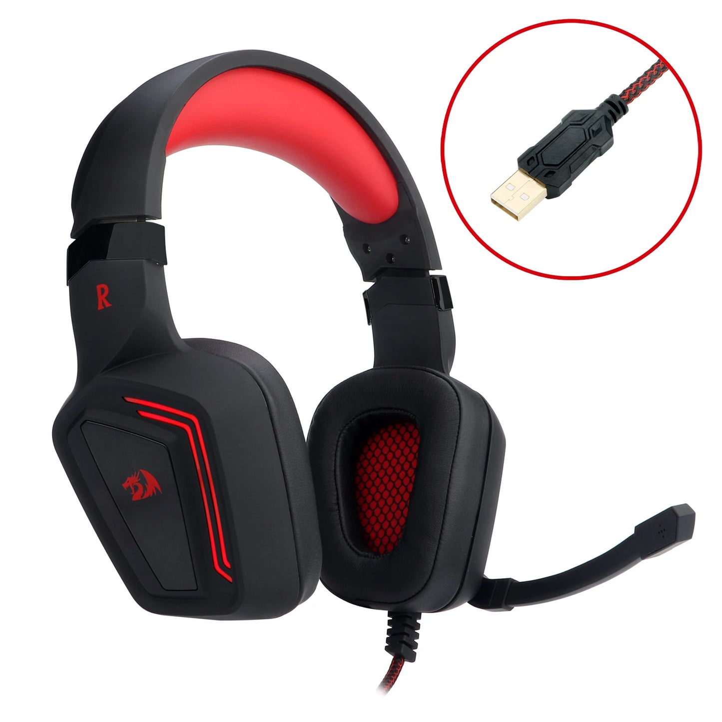 Redragon H310 MUSES Wired Gaming Headset