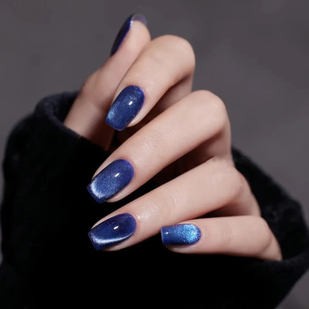 24pcs Cat's Eye Fake Nails