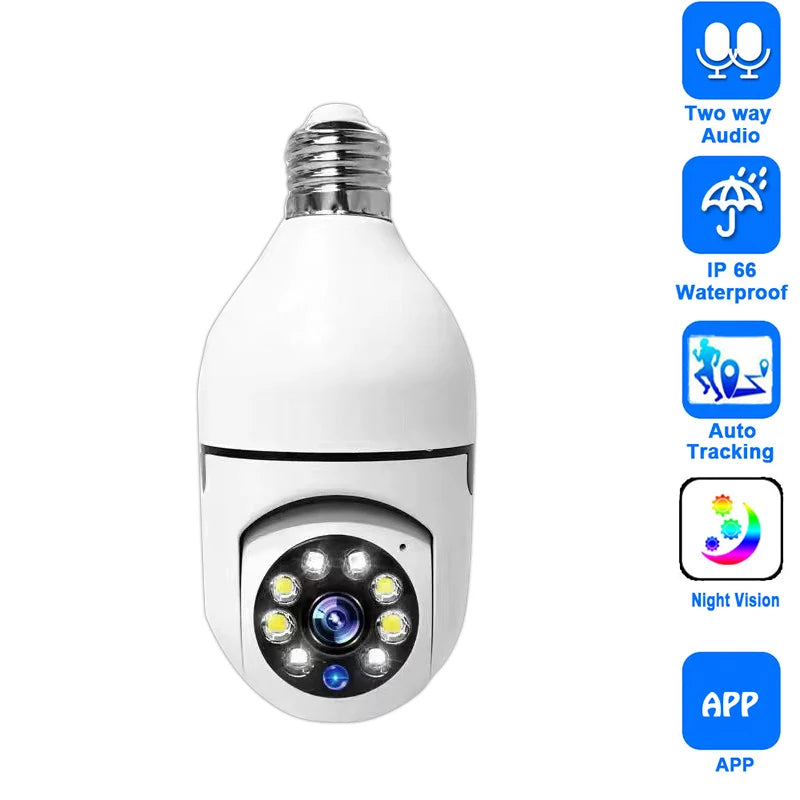 Smart Home 2.4G E27 Bulb Wifi Surveillance