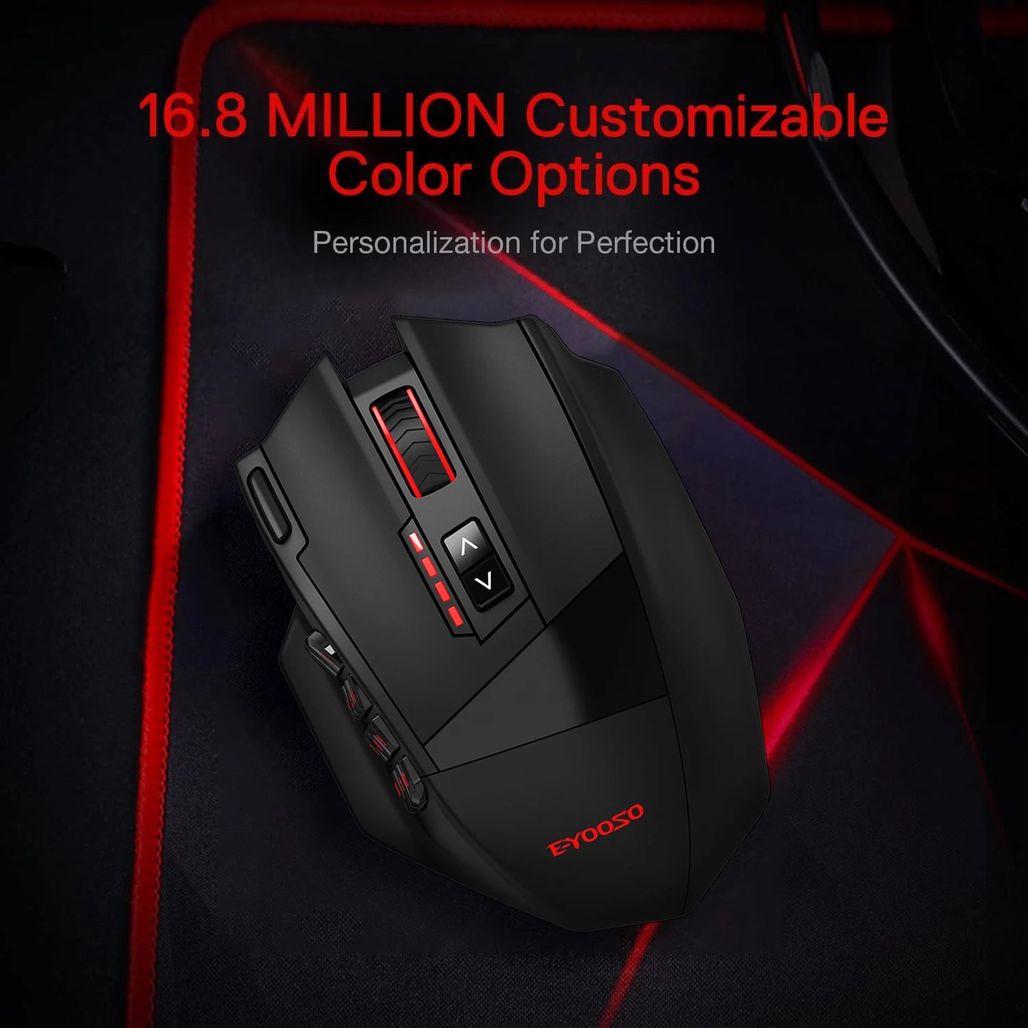 E-YOOSO X33 Impact Elite Wireless Gaming Mouse with 16 Programmable Buttons