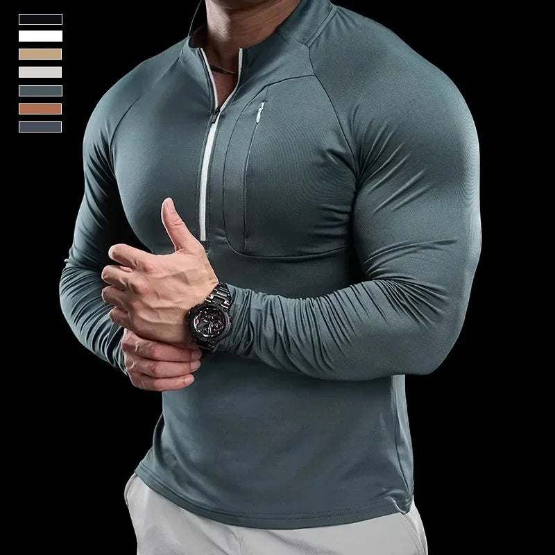 Sports Gym Fitness Quick-drying Breathable Long-sleeved T-shirt