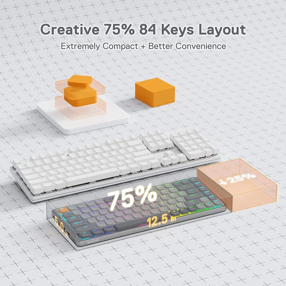 Redragon Ultra Thin Wired Mechanical Keyboard