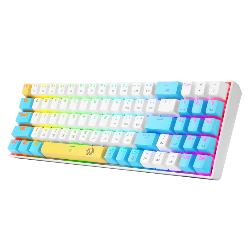 Redragon Gaming Mechanical Keyboard RGB Backlit 78 Keys Swith Anti-Dust