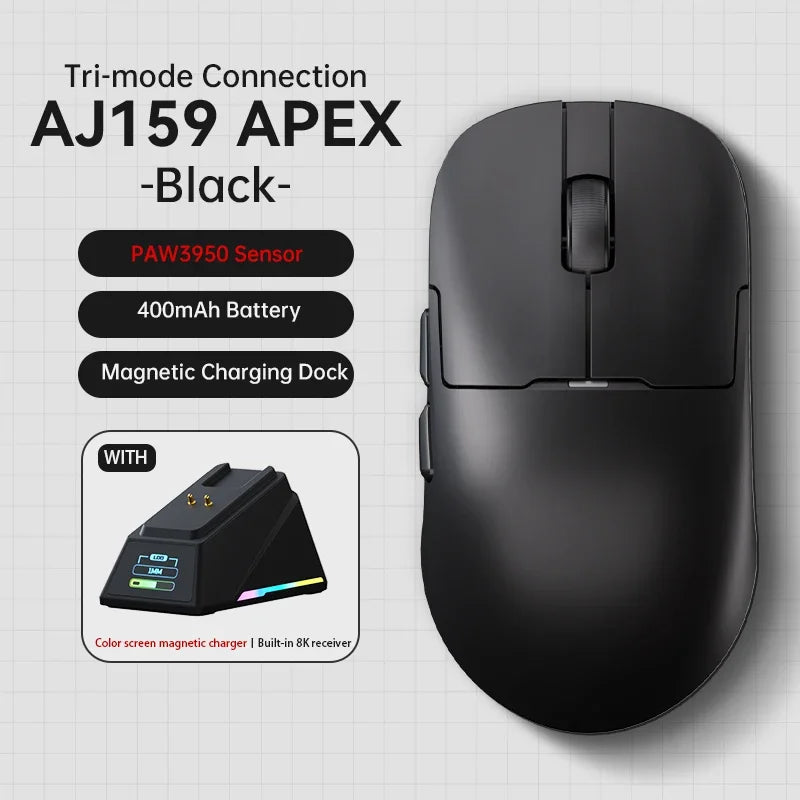 AJAZZ AJ159 2.4G USB Wireless Mouse Bluetooth 2.4G Gaming Mouse