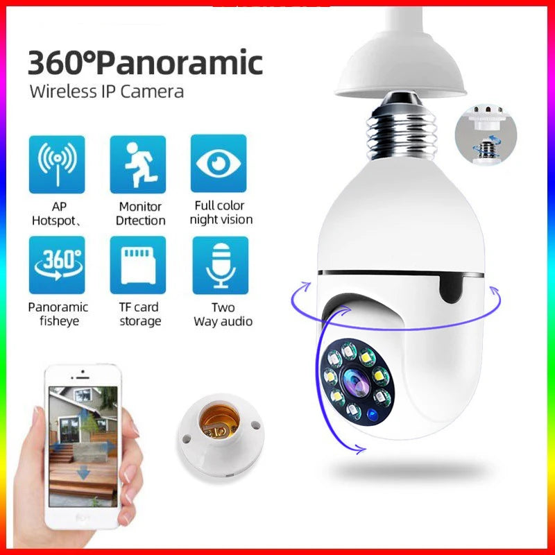 Smart Home 2.4G E27 Bulb Wifi Surveillance