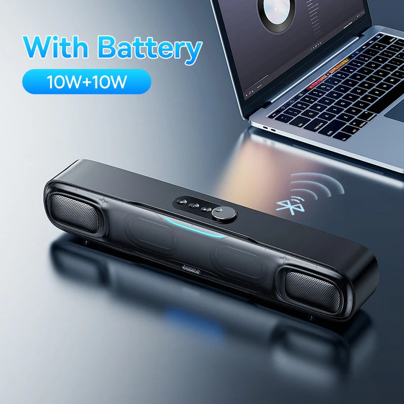 Baseus DS10 Portable Soundbar Speaker Bluetooth 5.3 4-Unit Driver Audio 3D Soundscape Surround