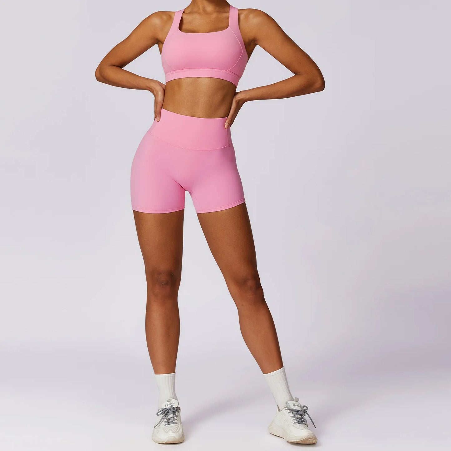 Set 2PCS Sports Suit Women Gym