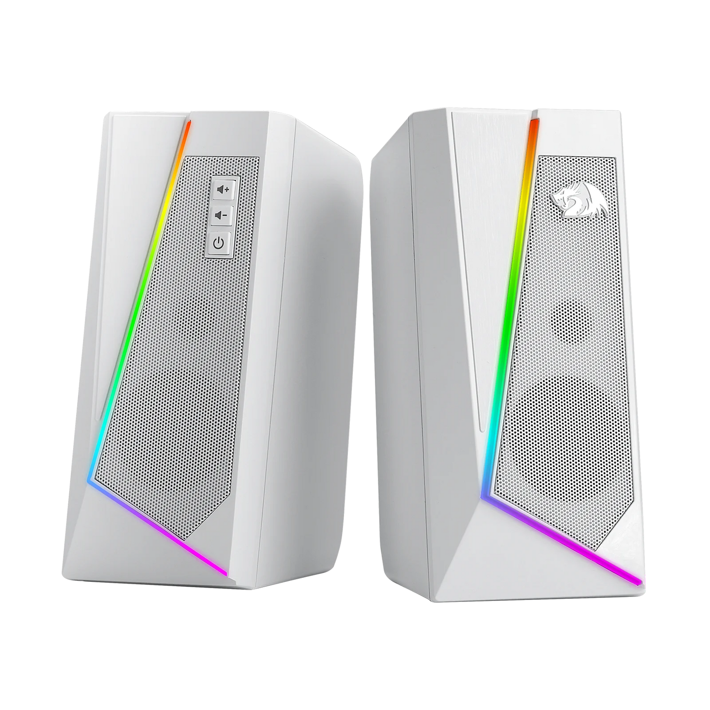 Redragon GS520 RGB Desktop Speakers, 2.0 Channel PC Stereo Speaker