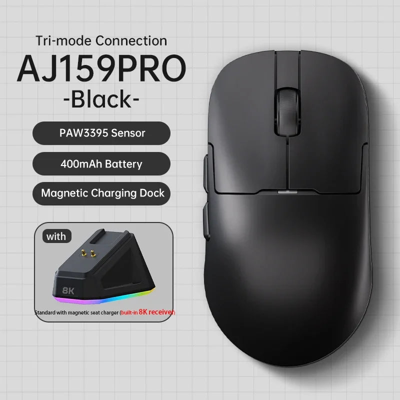AJAZZ AJ159 2.4G USB Wireless Mouse Bluetooth 2.4G Gaming Mouse