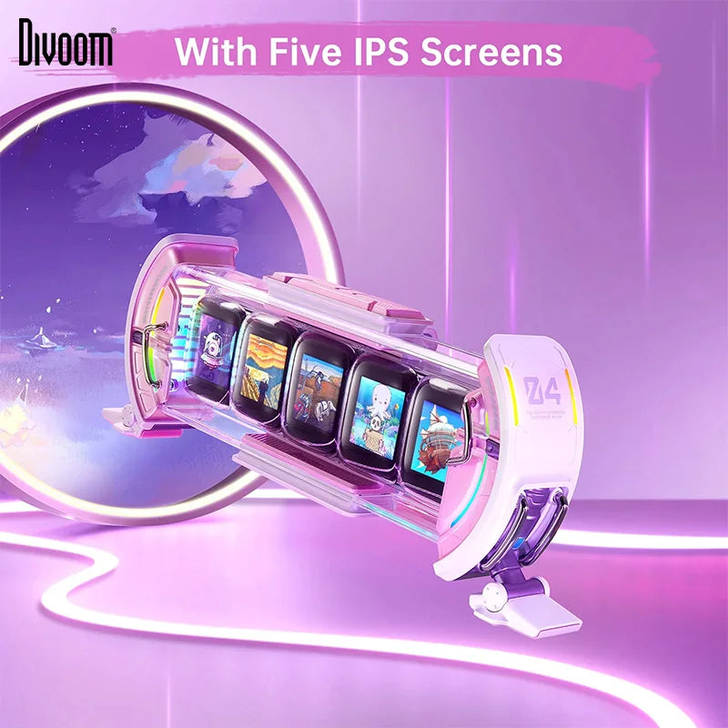 Divoom Times Gate - Cute Gaming Digital Clock with Smart App-Controlled