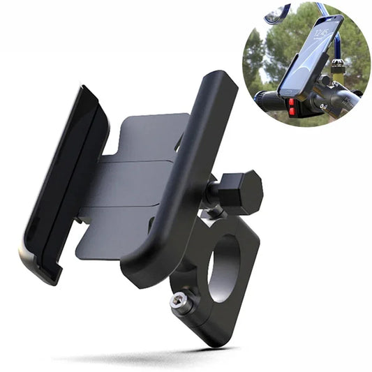 VIKEFON Aluminum Alloy Motorcycle Bike Bicycle Phone Holder for 4-7 inch
