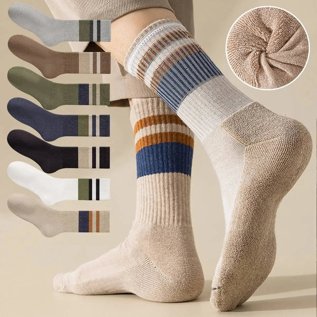 10pairs Breathable Cotton Sports