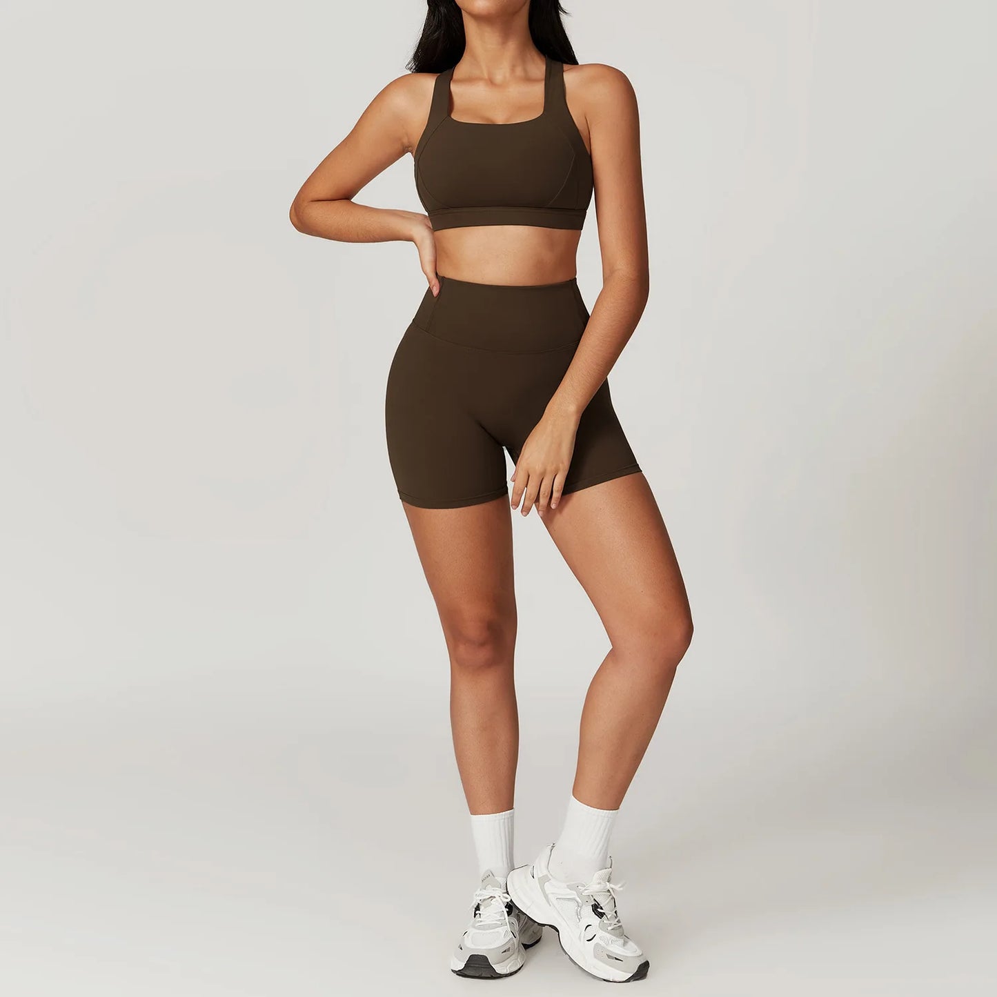 Set 2PCS Sports Suit Women Gym