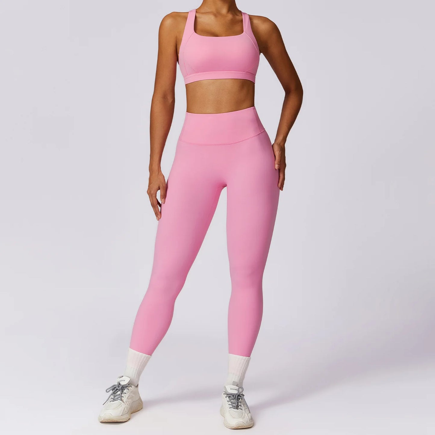 Set 2PCS Sports Suit Women Gym