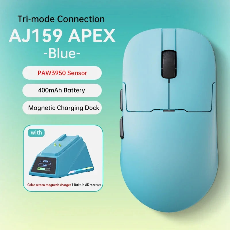 AJAZZ AJ159 2.4G USB Wireless Mouse Bluetooth 2.4G Gaming Mouse