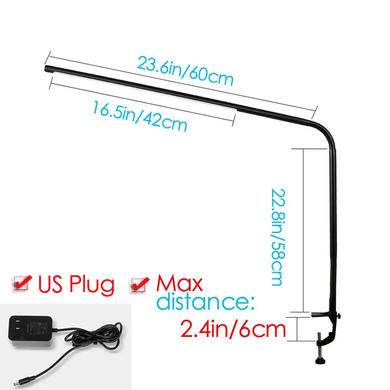 LED Touch Computer Monitor Light With Clamp
