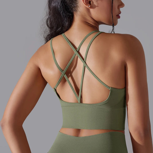 Sport Bra Women Shockproof