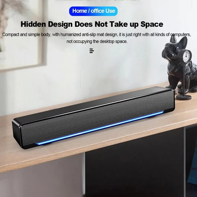 Esports Bluetooth Speakers Dsp Bass Mini Desktop Computer Sound Bar For Laptop TV