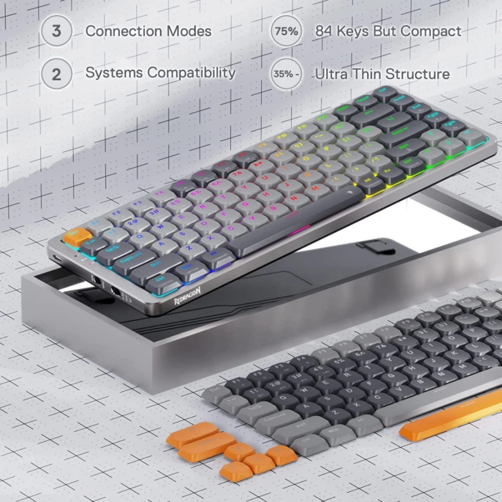 Redragon Ultra Thin Wired Mechanical Keyboard