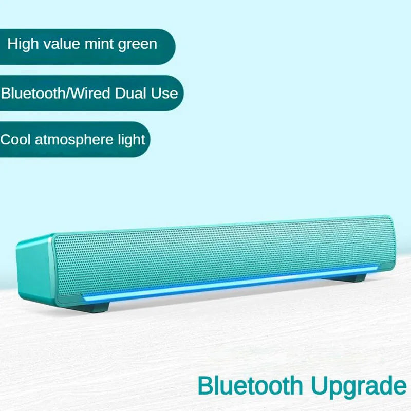 Esports Bluetooth Speakers Dsp Bass Mini Desktop Computer Sound Bar For Laptop TV
