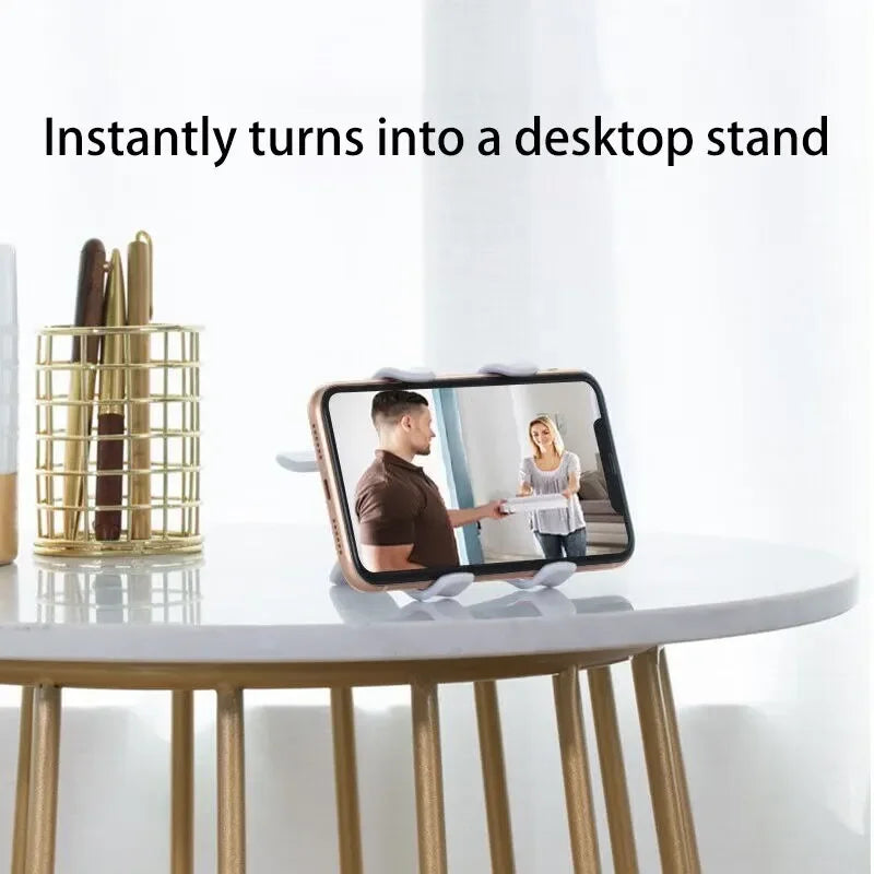 Phone Clip on Stand Holder with Grip Flexible Long Arm Gooseneck
