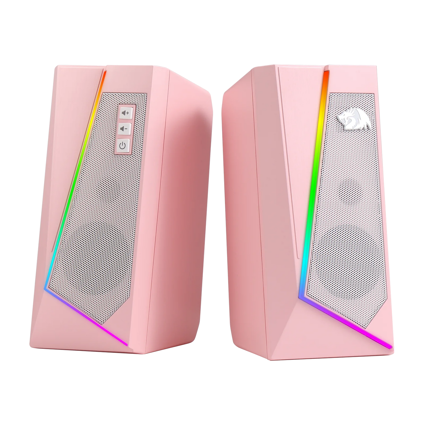 Redragon GS520 RGB Desktop Speakers, 2.0 Channel PC Stereo Speaker