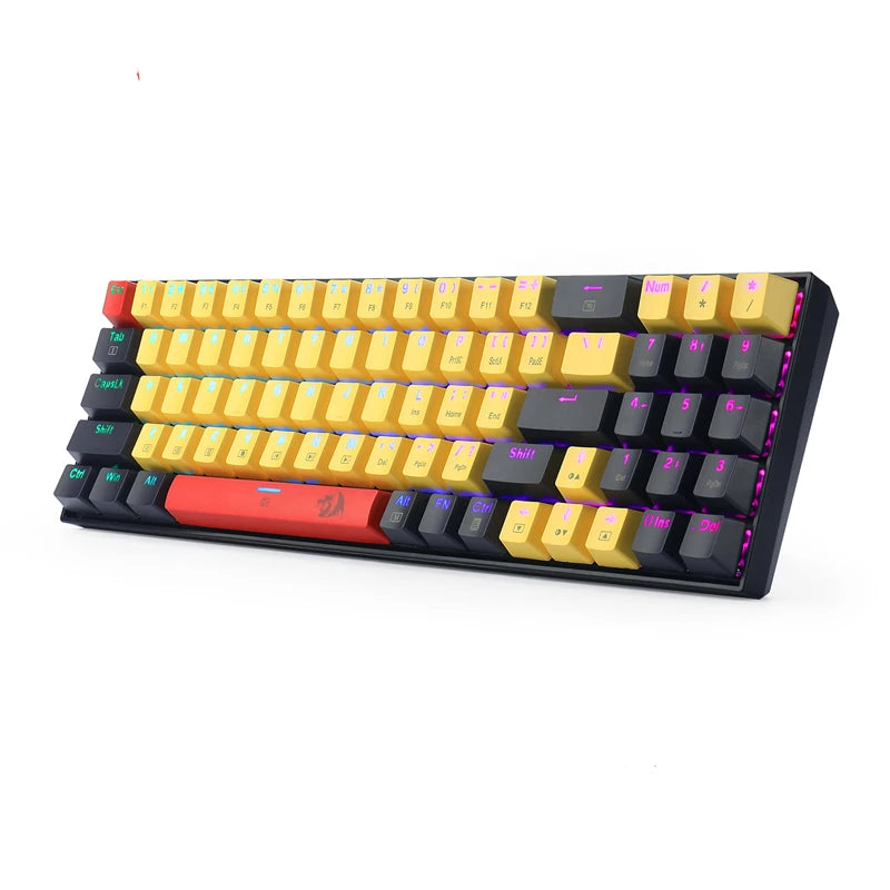 Redragon Gaming Mechanical Keyboard RGB Backlit 78 Keys Swith Anti-Dust