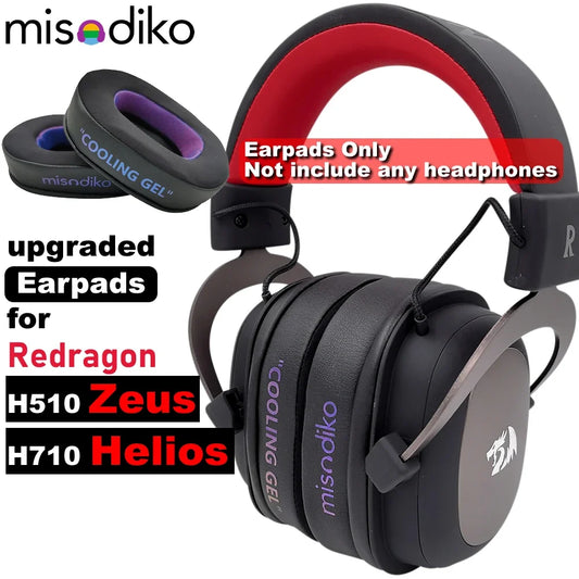 Earpads Replacement for Redragon H510 Zeus / H710 Helios Gaming Headset