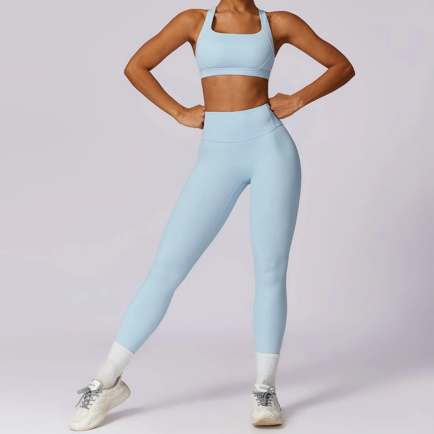 Set 2PCS Sports Suit Women Gym