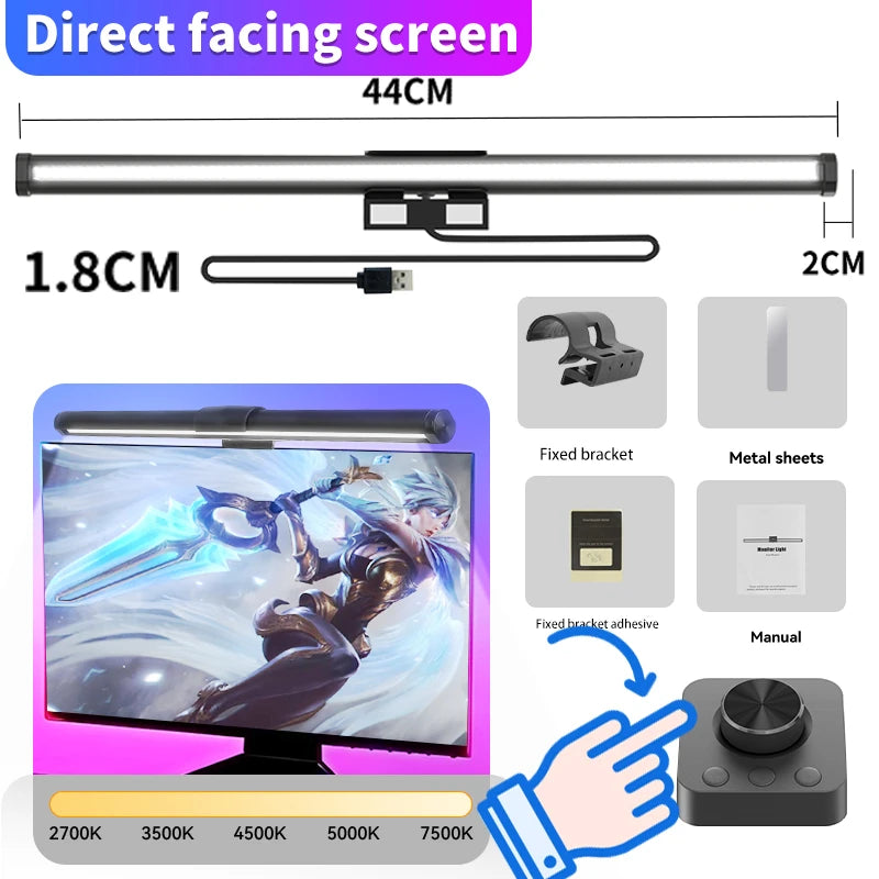 Curved LED Monitor Light Bar Rgb