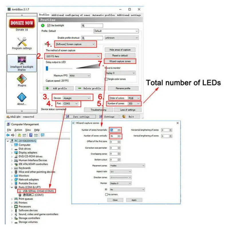 TV PC Background RGBIC LED Strips