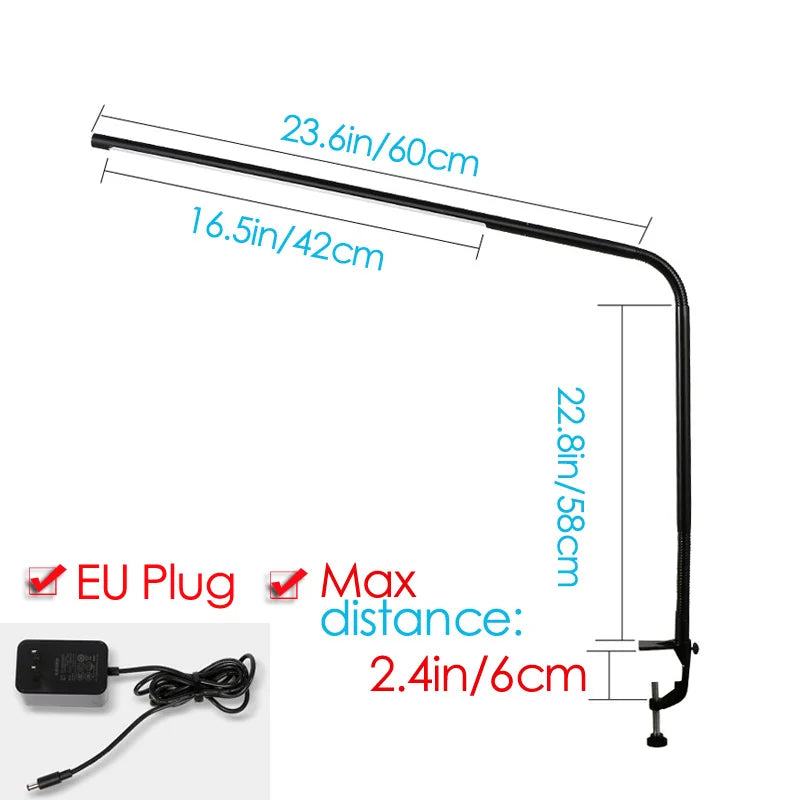 LED Touch Computer Monitor Light With Clamp
